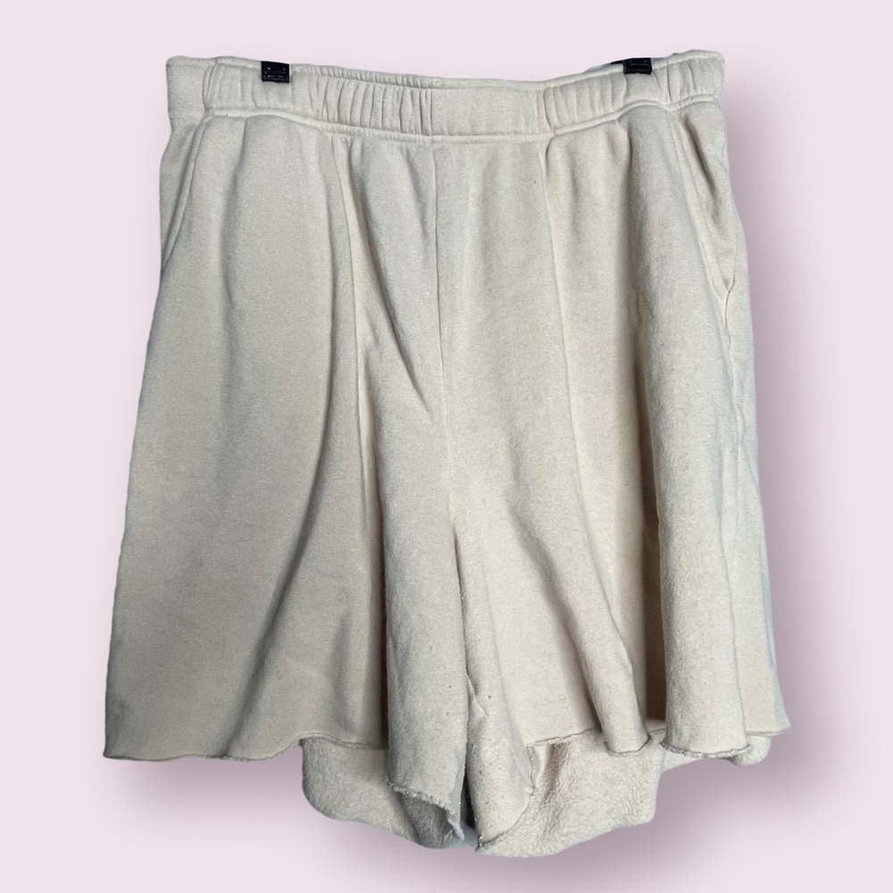 Wild Fable Cream Sweat Shorts XL Elastic Waist Lounge Shorts